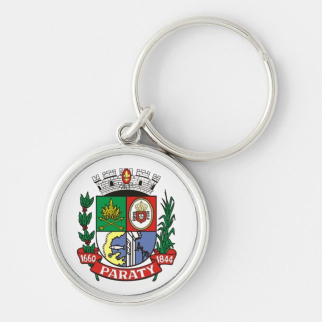 Chaveiro Brasão de Armas de Paraty, Brasil (Frente)