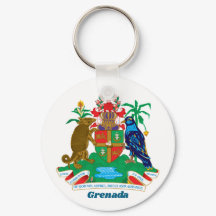 Brasão de Armas para Grenada Simples Colorido Form