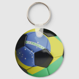 Chaveiro Brasil: Bandeira do futebol