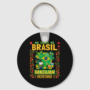 Chaveiro Brasil Bandeira Ideia Para Crianças Brasil & M