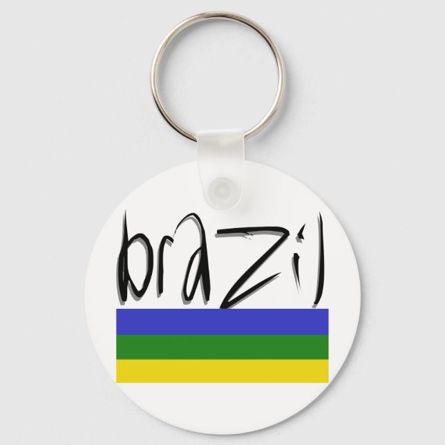 Chaveiro Brasil Cores! (Frente)