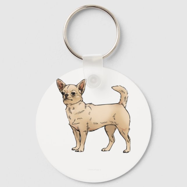Chaveiro Brave Chihuahua Blue (Frente)