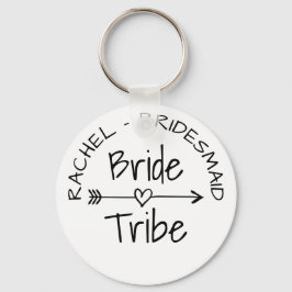 Chaveiro Bride Tribe bachelorette party favor keychains