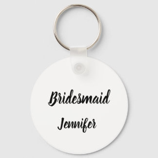 Chaveiro Bridesmaid Gift Nome Personalizado Oferta Casament