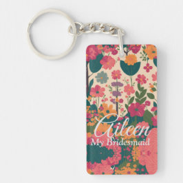 Chaveiro Bridesmaid Personalizada de Casamento
