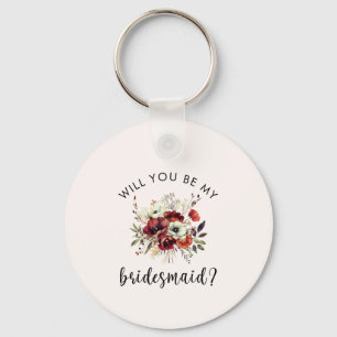 Chaveiro Bridesmaid Proposta Floral