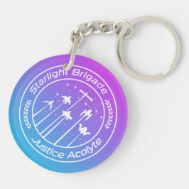 Chaveiro Brigada Starlight Estilo Vaporwave