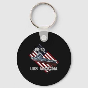 Chaveiro Brigadeiro Uss Alabama Bb-60 & navio de guerra