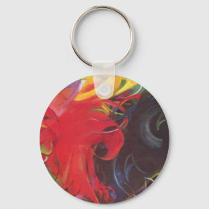 Chaveiro Brigas de Formulários por Franz Marc, Vintage Fine