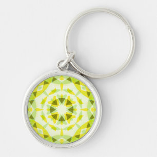 Chaveiro Bright Yellow Green Summer Star Dopamine Art