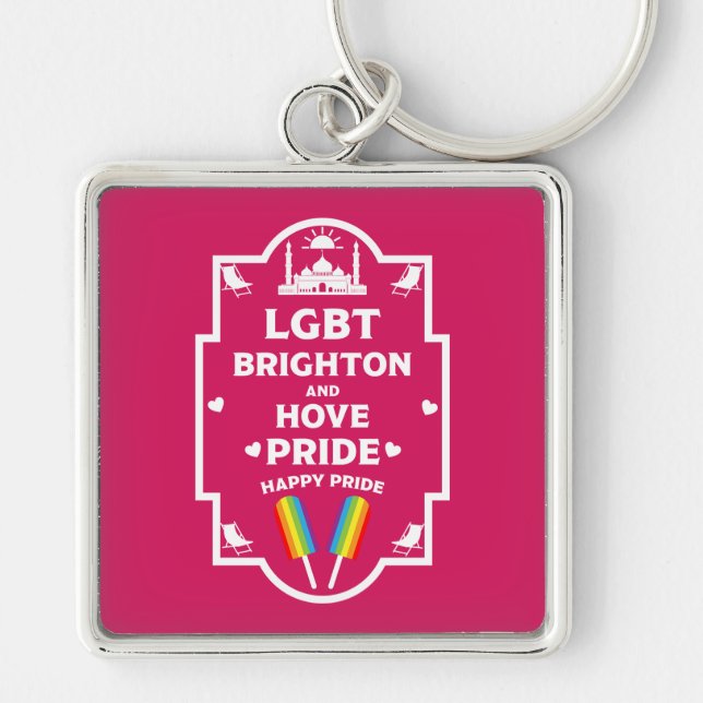 Chaveiro Brighton Orgulho gay (Frente)