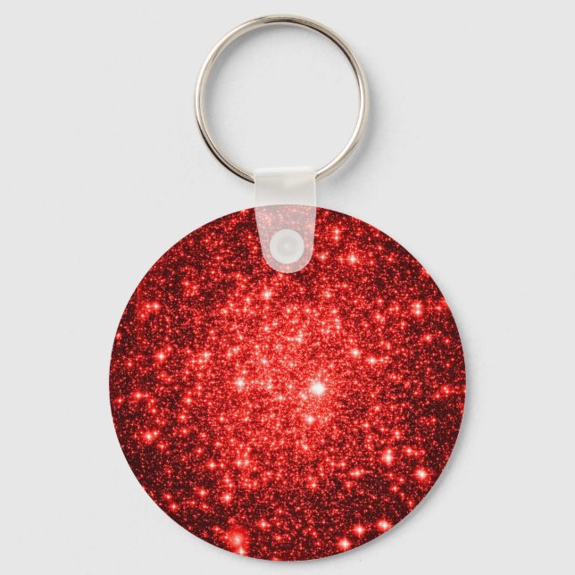 Chaveiro brilho astral vermelho (Frente)