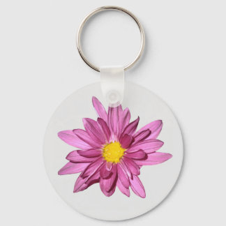 Chaveiro Brinco de Gerbera Roxo Claro