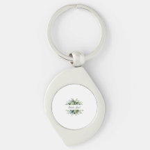 Brinco de Metal Personalizado com Nome Chic Floral