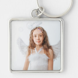 Chaveiro Brinco Quadrado Premium com foto personalizada