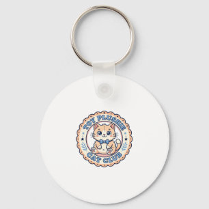Chaveiro Brinquedo de Pelúcia Gato Camiseta de Gato Fofo De