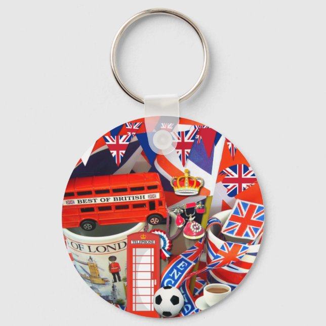 Chaveiro British Souvenirs (Frente)