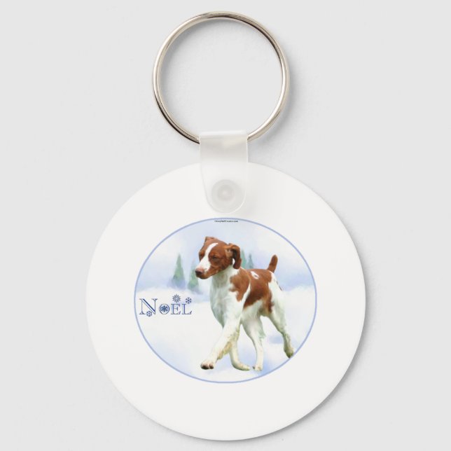 Chaveiro Brittany Spaniel Noel (Frente)