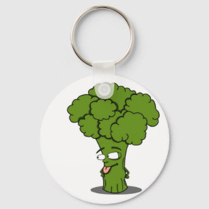 Chaveiro Brócolis de legumes saudáveis