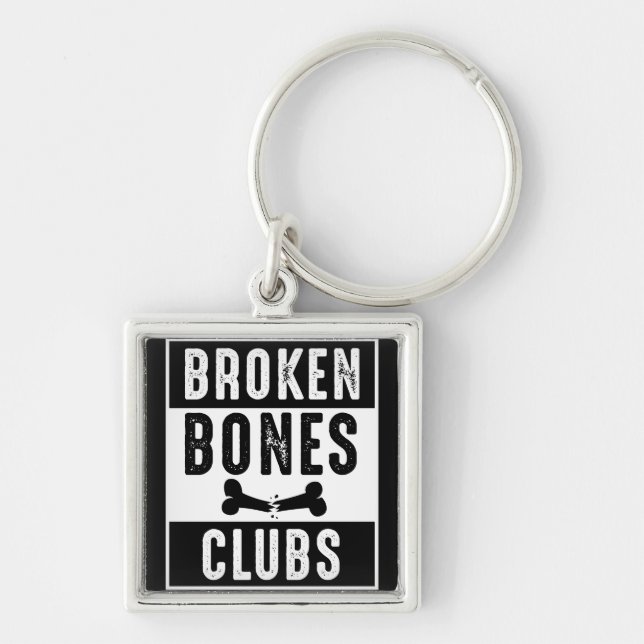 Chaveiro Broken Bones Club (Frente)