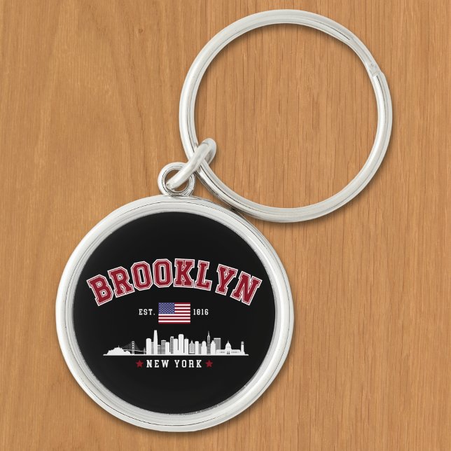 Chaveiro Brooklyn Ney York Est 1816 (Criador carregado)