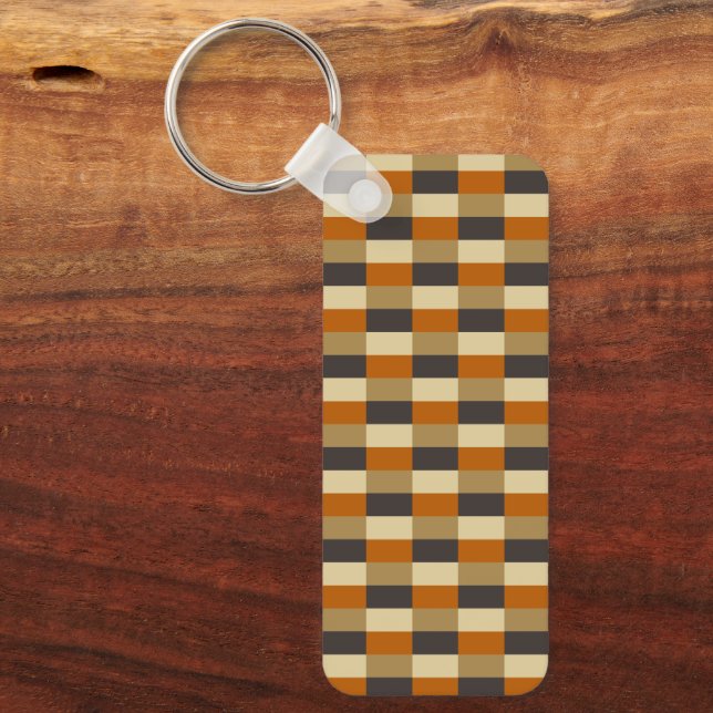 Chaveiro Brown Beige Black Color Combination (Frente)