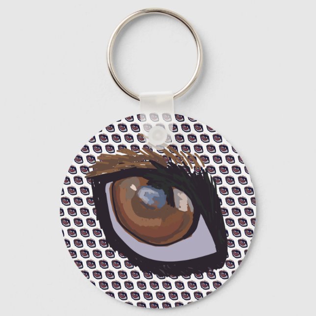 Chaveiro Brown Dachshund Eye (Frente)