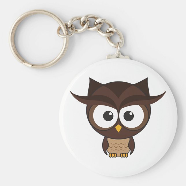 Chaveiro Brown Owl (Frente)