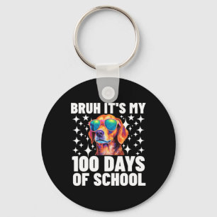 Chaveiro Bruh 100 Dias De Escola 100º Dia Do Pulmão Escolar