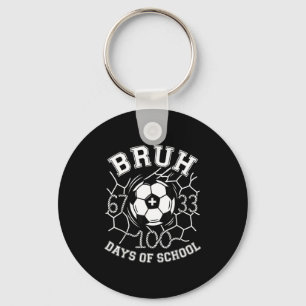 Chaveiro Bruh 67 33 100 Dias De Escola Futebol Crianças Men