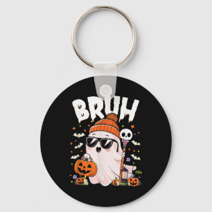 Chaveiro Bruh Cute Ghost Trick Ou Trate O Figurino De Hallo