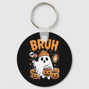 Chaveiro Bruh Ghost Halloween Ghost Trick Ou Treine Kid