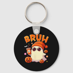 Chaveiro Bruh Ghost Halloween - Truque De Fantasma Ou De Tr