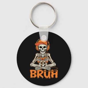 Chaveiro Bruh Halloween Meninos Crianças Gamer Homens Esque