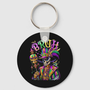 Chaveiro Bruh Mardi Gras Doctor New Orleans Skeleton Mardi