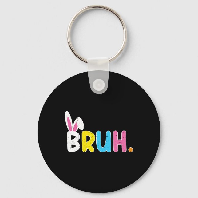 Chaveiro Bruh Memória Dia da Páscoa Engraçado Ovos Engraçad (Frente)