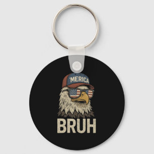 Chaveiro Bruh Quatro 4 de Julho Águia Patriótico Americano