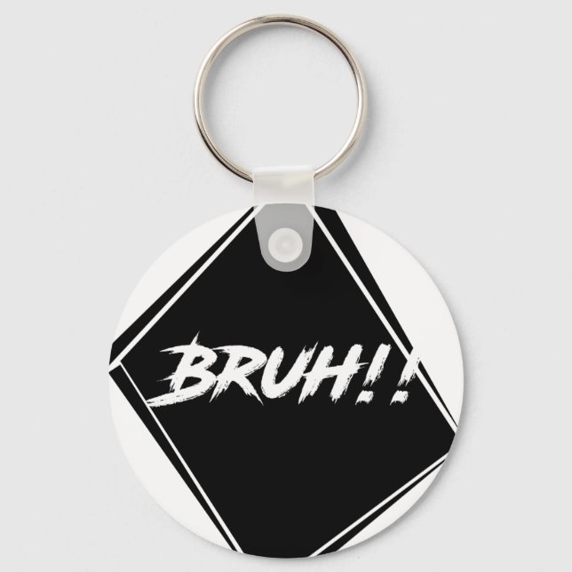 Chaveiro "Bruh" Word Design (Frente)