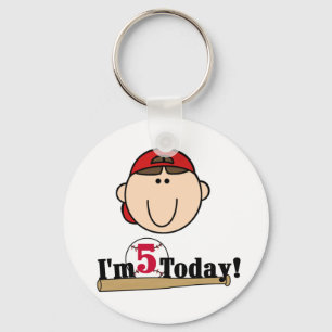 Chaveiro Brunette Baseball 5 Birthday