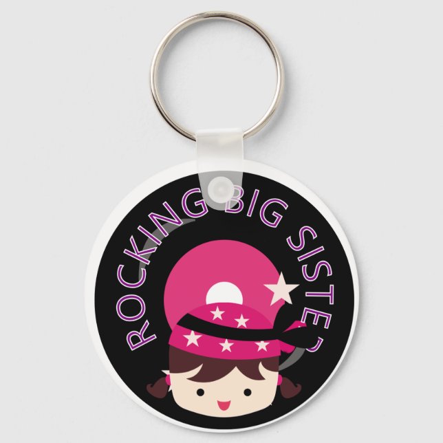 Chaveiro Brunette Rocking Big Sister (Frente)