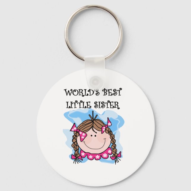 Chaveiro Brunettte Melhor Irmã Pequena (Frente)