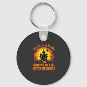 Chaveiro Bruxa de Mensageiro de Bicicleta de Halloween Vass