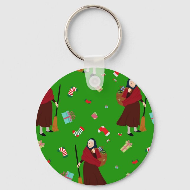 Chaveiro bruxa de natal Befana (Frente)