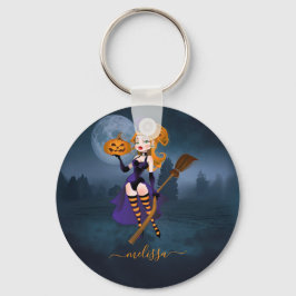 Chaveiro Bruxa Sexy no luar