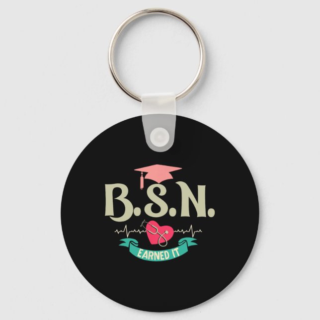 Chaveiro Bsn Ganhou Formando De Enfermagem De Mais velho De (Frente)