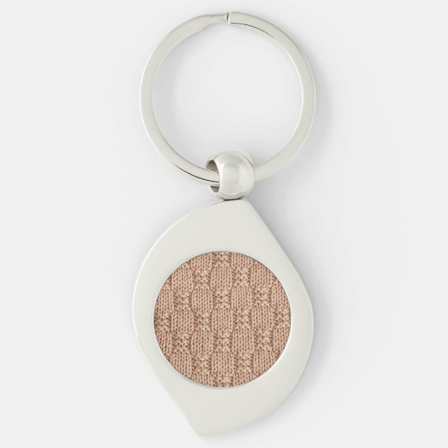 Chaveiro Bubble Knit Stitch Patterch de Shirley Taylor (Frente)