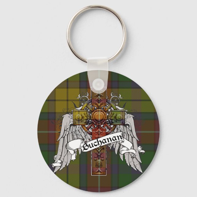 Chaveiro Buchanan Tartan Cross (Frente)