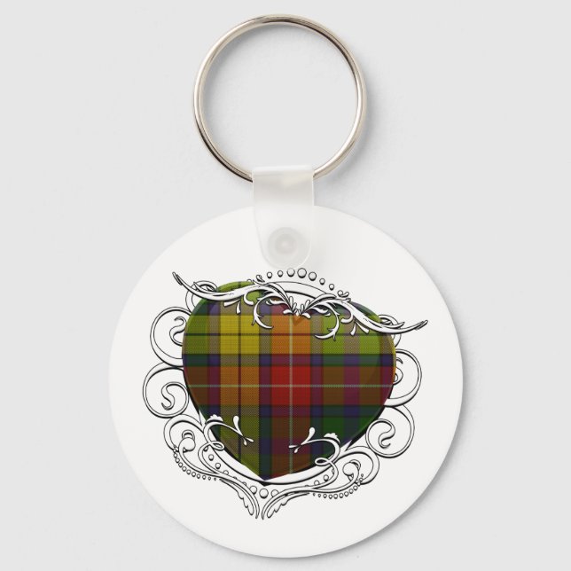 Chaveiro Buchanan Tartan Heart (Frente)