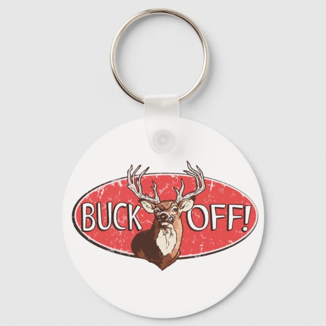 Chaveiro Buck Off pelos estúdios Mudge (Frente)