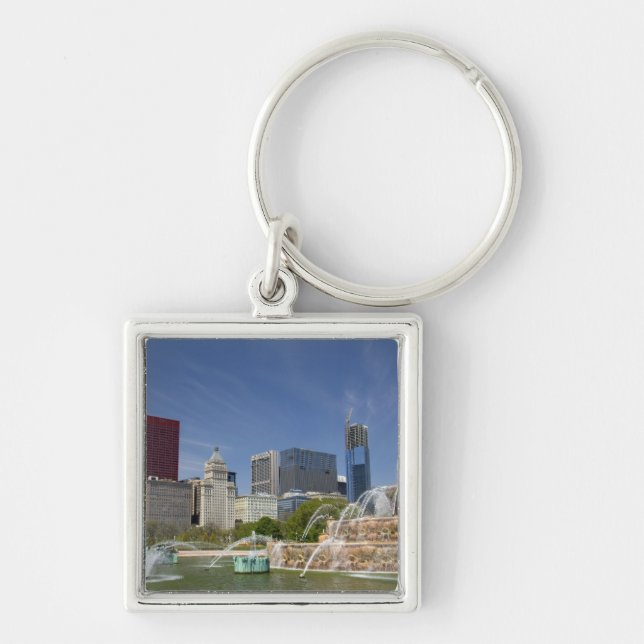 Chaveiro Buckingham Fountain, localizado em Grant Park, 2 (Frente)